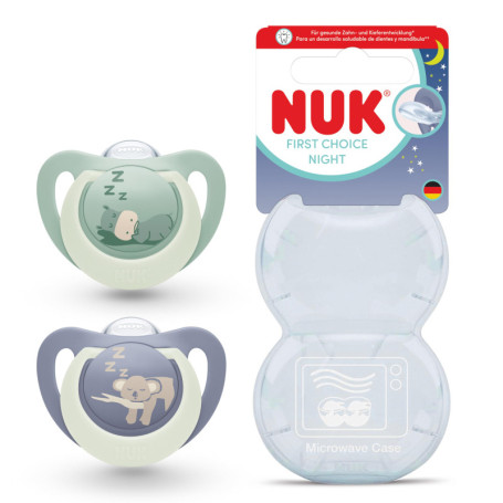 Sucette NUK First Choice Night pour Bébé 18-36 mois