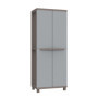 Armoire de Rangement Terry Jrattan 368 avec Effet Rotin