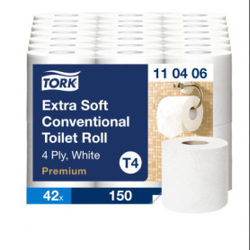 Papier Toilette Tork Extra-Doux Premium 4 Plis - 150 Feuilles