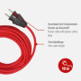 Cordon Prolongateur Brennenstuhl 10 m en Plastique Rouge avec Protection Enfants
