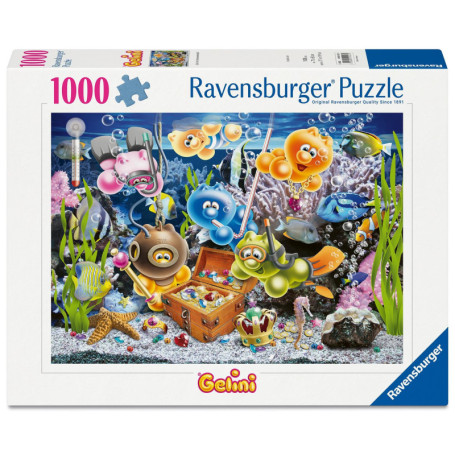 Ravensburger Puzzle Gelini sous l'Eau - 1000 Pièces pour Adultes et Enfants