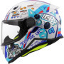 Casque Moto Intégral Enfant LS2 Kid Next Level Blanc