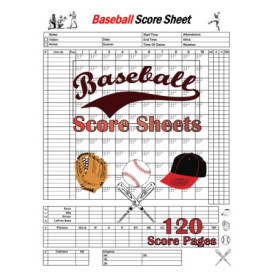 Carnet de Score de Baseball - 120 Feuilles pour Suivre les Matchs