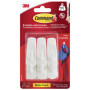 Crochets Command Blanc - Lot de 6 avec Languettes Réutilisables