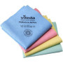 Lot de 4 Chiffons en Microfibre Vileda Professional PURmicro Colors - Nettoyage Efficace et Sans Rayures