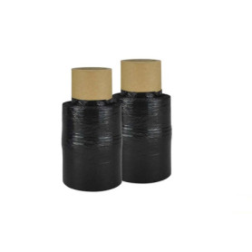 Film Noir d'Emballage DRW - 12 Bobines de 125 mm x 23 m