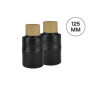 Film Noir d'Emballage DRW - 12 Bobines de 125 mm x 23 m