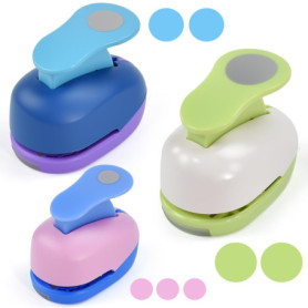 JNEYVIC Lot de 3 Perforatrices à Papier Rondes pour Artisanat - 8 mm, 15 mm, 25 mm