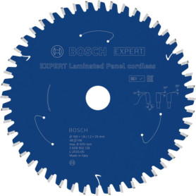 Lame de Scie Circulaire Bosch EXPERT pour Panneaux Stratifiés - 160 mm