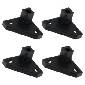 Lot de 4 Supports de Pieds pour Gazebo Escamotable - Stabilisation Optimale