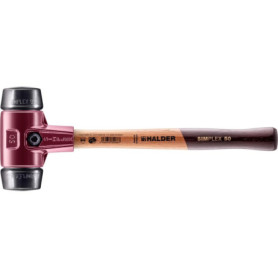 Maillet en Caoutchouc Halder Simlpex EH 3002 - 50 mm pour Jardinage et Maçonnerie
