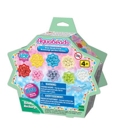 Recharge de Perles Étoiles Aquabeads - Kit Créatif pour Enfants