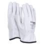 Gants de travail en cuir de vachette - Taille XL - Blanc - DONAU SAFETY