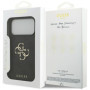 Coque iPhone 17 Pro Max Guess 4G Grand Logo - Noir