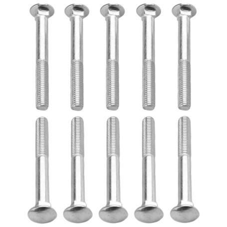 Boîte de 10 Vis à Tête Bombée en Acier Inoxydable A2 - M10x30mm