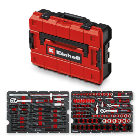 Mallette à Outils Automobile E-Case 121 Pièces - Einhell