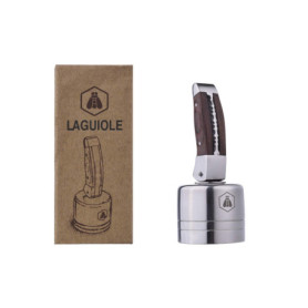 Bouchon Hermétique en Métal pour Bouteille de Champagne LAGUIOLE