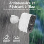 Rollei Caméra de Surveillance WiFi Extérieure 2K V2 avec Détection de Mouvement