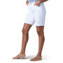 Bermuda Chino Femme Lee - Coupe Droite, Taille 38, Blanc