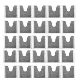 Tapis de Toilette Jetable Wisyurt en U - Paquet de 25 Tapis Absorbants et Antidérapants