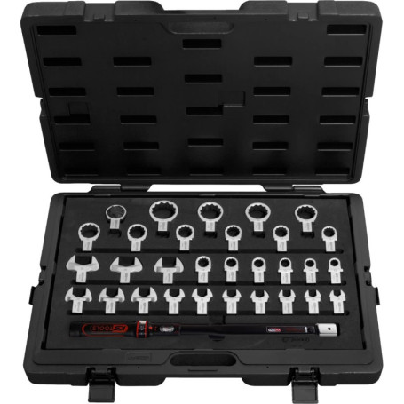 Clé Dynamométrique KS Tools avec 31 Accessoires - 40-200 Nm