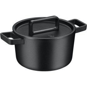 Cocotte en fonte émaillée WMF avec couvercle innovant - 22 cm Noir