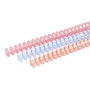 Pack de 6 Spirales de Reliure Craftelier - Nuances Baby 12 mm - Réutilisables et Découpables