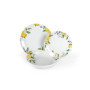 Service de Table Citron 18 Pièces en Porcelaine Excelsa