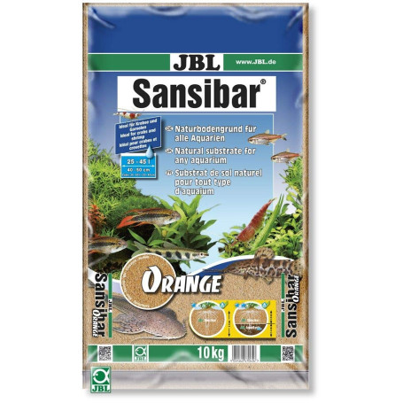 JBL Sansibar Orange - Sable Fin pour Aquariums 10kg