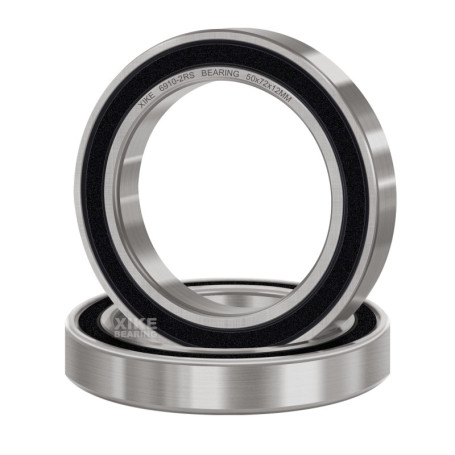 Roulements à billes XiKe 6910-2RS - Lot de 2 pièces pré-lubrifiés