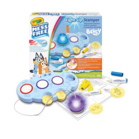 CRAYOLA Color Wonder Pochoirs Lumineux Bluey - Activité Créative pour Enfants