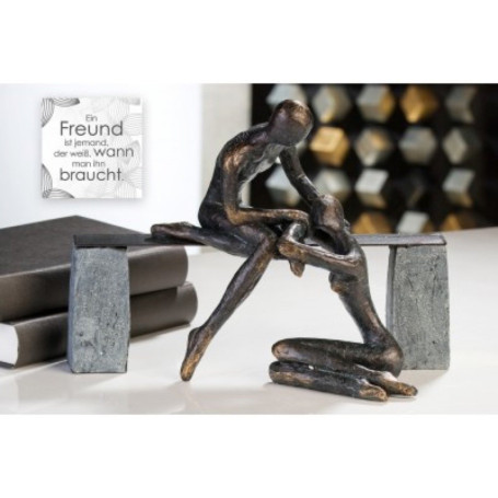 Sculpture en Résine Bronze Casablanca - Élégance et Design Unique