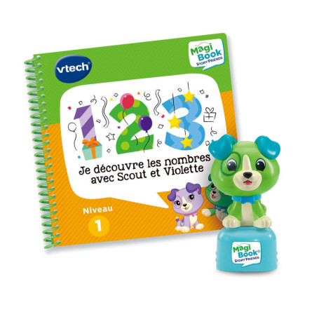 VTech MagiBook Story'Friends - Livre Éducatif Je Découvre Les Nombres avec Scout et Violette