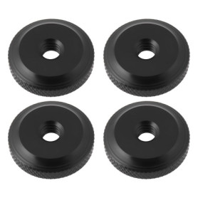 Lot de 4 Écrous Moletés en Aluminium 1/4" X 20 pour Appareils Photo et Trépieds