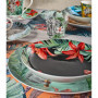 Service de Table H&H Exotic - Ensemble de 18 Assiettes en Porcelaine Animalière