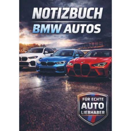 Carnet BMW pour Passionnés d'Automobiles - Illustrations Inspirantes
