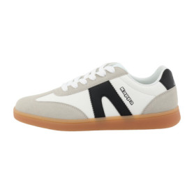 Baskets Kappa Supremo Femme - Élégance et Confort en Blanc et Noir