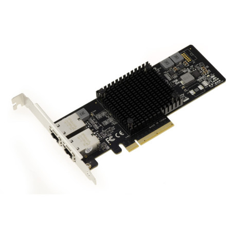 Carte Contrôleur Réseau PCIe 10G avec 2 Ports RJ45 - KALEA-INFORMATIQUE