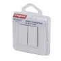 Interrupteur double va-et-vient Mosaic 10A blanc avec plaque Legrand