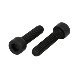 Vis à Filetage Gauche M6x25mm en Acier au Carbone - 2pcs
