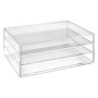 Organisateur de Bureau Transparent 3 Niveaux en Acrylique OSCO