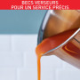 Batterie de Cuisine Tefal Duetto 9 Pièces en Inox avec Couvercles en Verre
