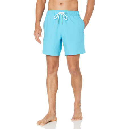 Short de Bain Homme Amazon Essentials avec Doublure en Maille et Poches
