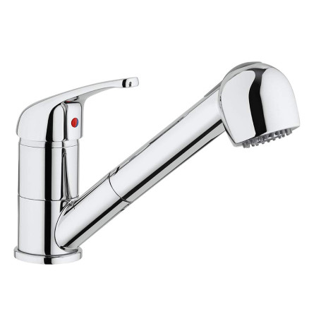 Mitigeur de Cuisine Chromé avec Douchette Extractible - Design Moderne