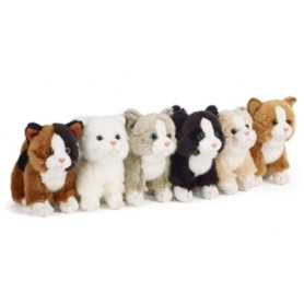 Chaton en Peluche Réaliste Living Nature - Jouet Éducatif pour Enfants