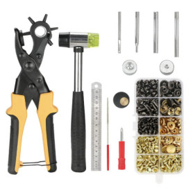 Pince Perforatrice Professionnelle VonLux avec 150 Rivets et Outils Inclus