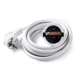 Rallonge Électrique Famatel 16 A 4 m - Câble Blanc 3 x 1,5 mm²