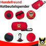 Distributeur de Sacs à Déjections Canines Hundefreund - Rouge Pratique