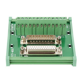 Connecteur DB25 D-Sub Male et Femelle pour Montage sur Rail DIN