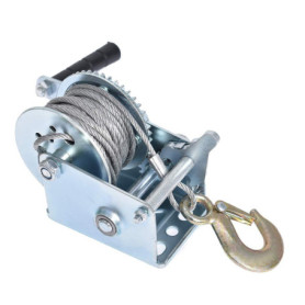 Treuil Manuel Robuste 272,2 kg avec Fil d'Acier de 8 m et Cliquet Bidirectionnel
